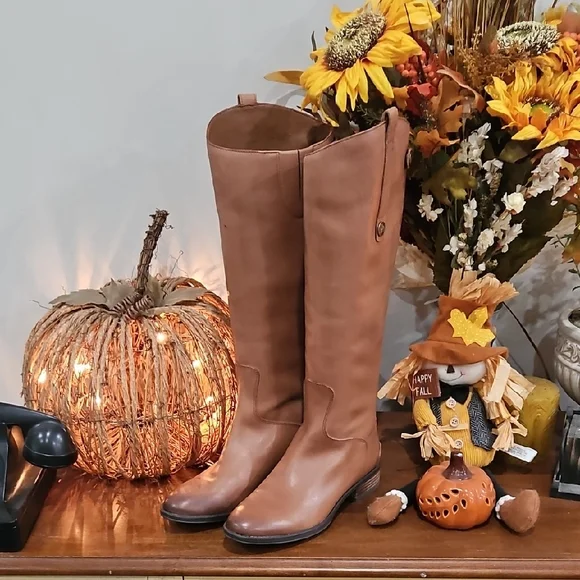 Sam Edelman "Penny" Chestnut Boots. Size 7.5 - Picture 1 of 11